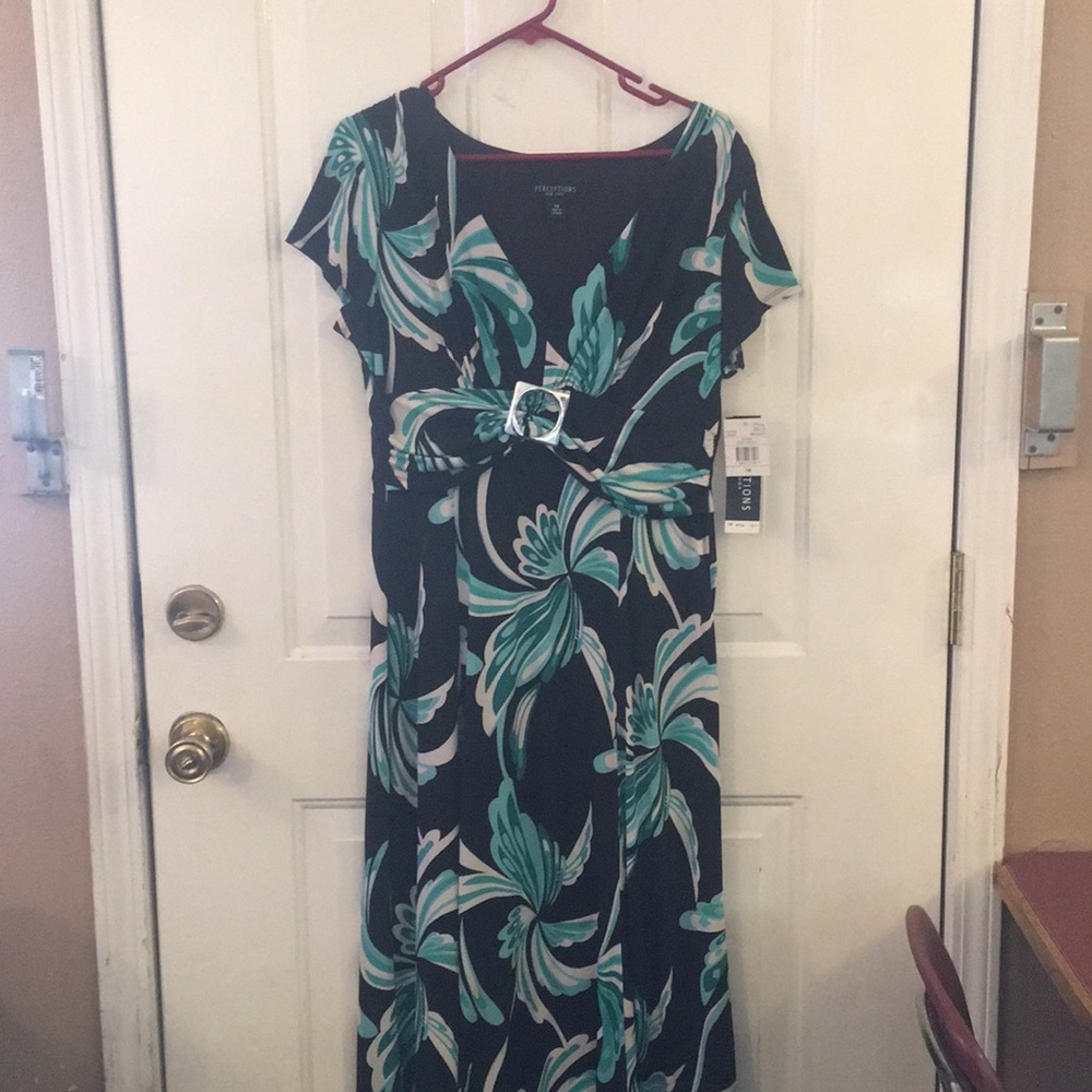 NWT Black and Teal dress